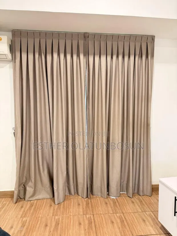 2 in 1 Customised Curtains With White Transparent Voile · Photo 1