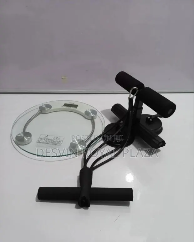 Sit Up Bar + Personal Weighing Scale · Photo 1