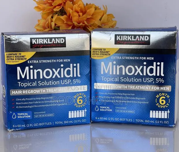 Kirkland Minoxidil Full Box [ 6 Bottles + Dropper ] · Photo 1