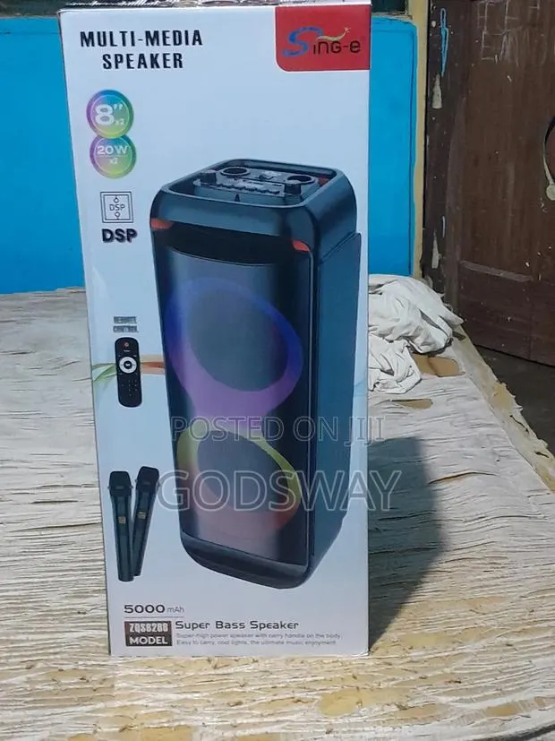 Sing-E Zqs8288 Super Bass Party Speaker – Brand New · Photo 1