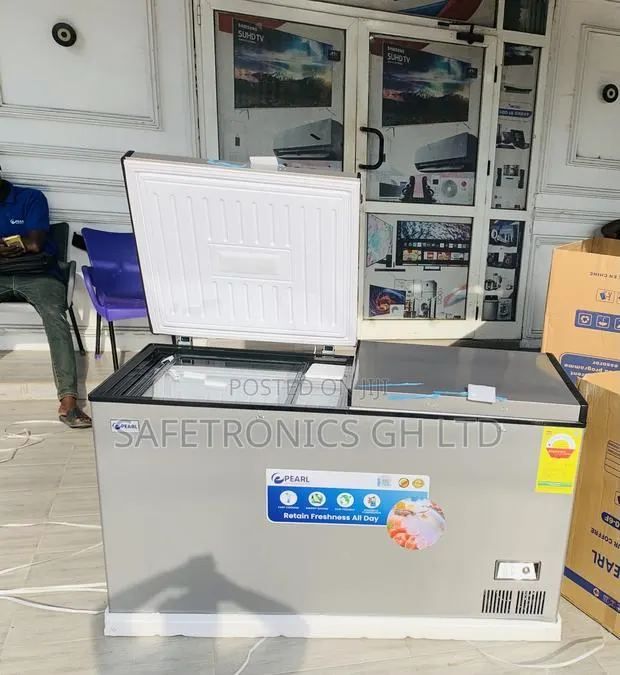 New Peaceful 413iters Pearl 2 Doors Freezer · Photo 1