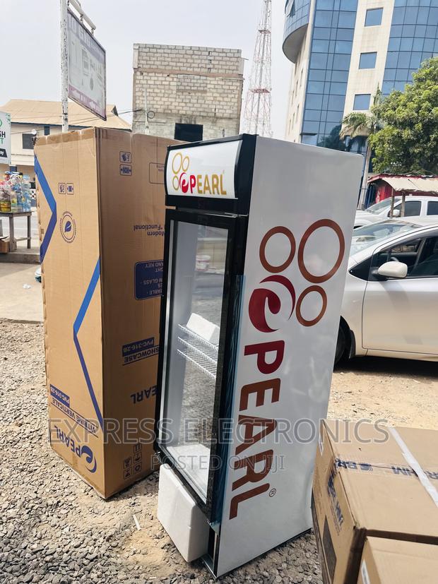 Sleek White Pearl Display PVC-316-2B, 238 Litres— · Photo 1