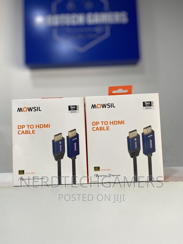Mowsil DP Cable to HDMI 5M · Photo 1