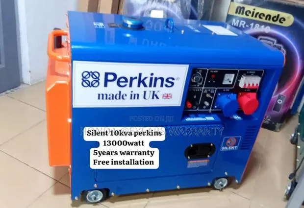 Perkins Pure Power 10kva 13000watt 3phase Generator 10kva · Photo 1