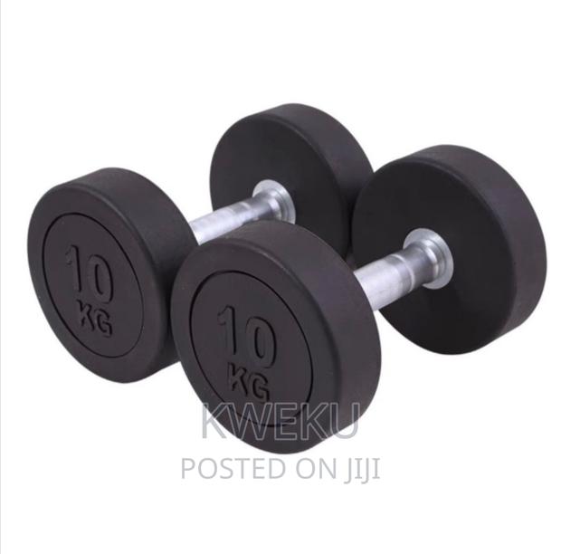 Dumbell Round 10kg Pair · Photo 1