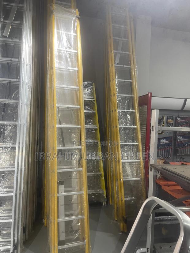 Fiberglass Extension/Dual Straight Ladder · Photo 1