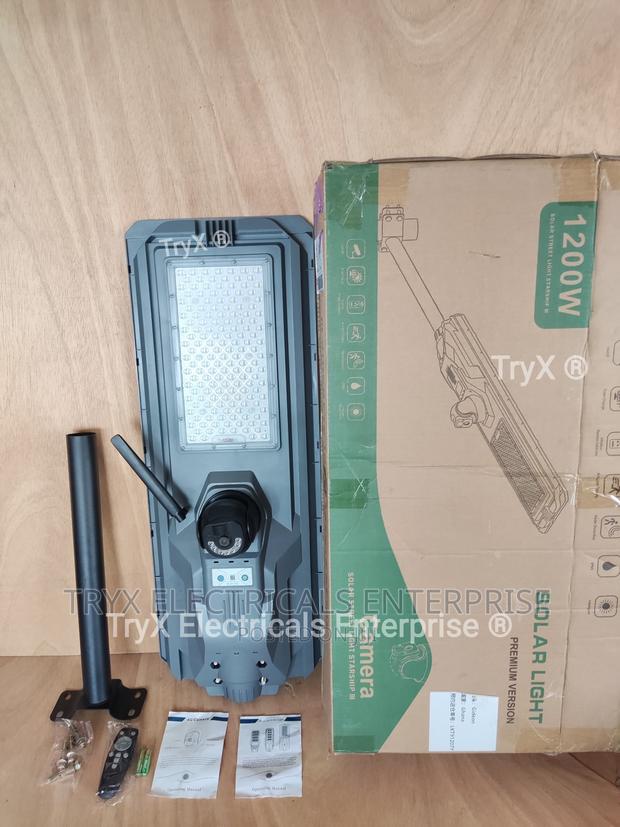 Starship Solar Surveillance Street Light + 32GB SD- 1200W · Photo 1