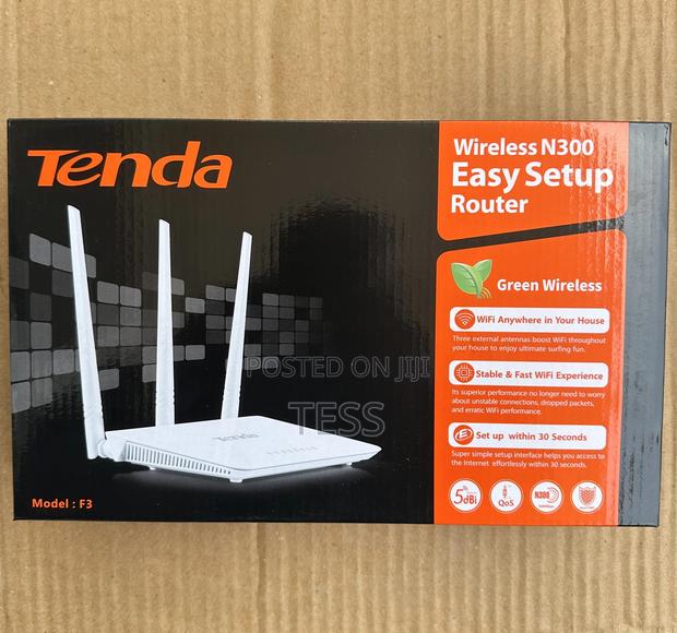 Tenda F3 Wireless N300 Broadband Router (Not a Sim Router) · Photo 1