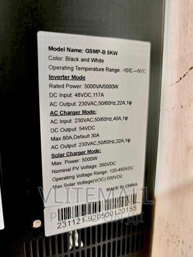 Galaxy 5000W 48V Hybrid Inverters With MPPT 4th Gen. · Photo 2