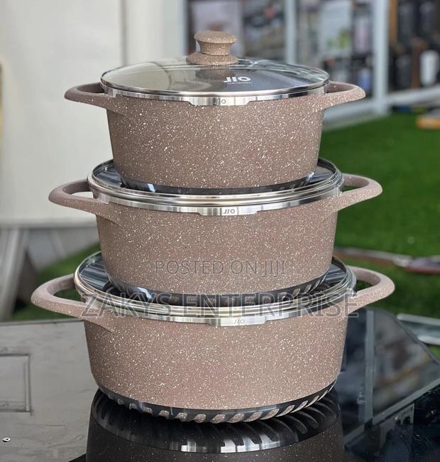 Granite Non Stick Jumbo Sizes 3set · Photo 1