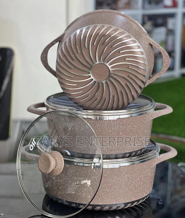 Granite Non Stick Jumbo Sizes 3set · Photo 3