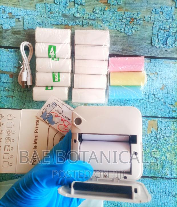 Mini Thermal Printer Set With 14 Paper Rolls · Photo 1