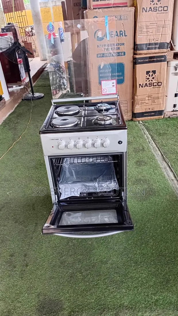 Volcano 2+2 Auto Ignition Gas Cooker With Oven Grill · Photo 1