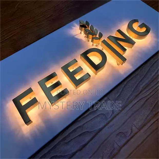 Classy 3D Backlit Signage · Photo 1