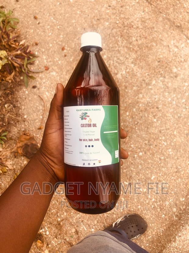 1 Liter Pure Virgin Cold-Pressed Castor Oil · Photo 1