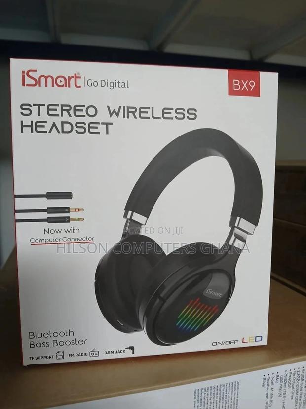 Ismart Bx9 Bluetooth Wireless Prime Sound Headphone - Black · Photo 2