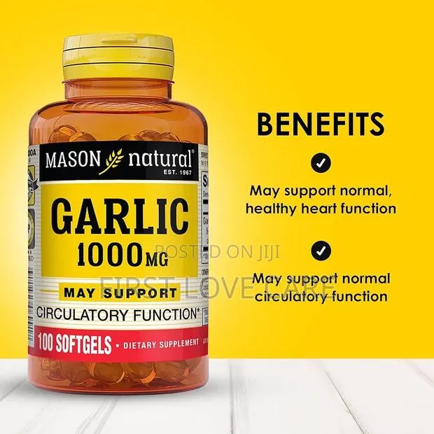 Mason Natural Garlic 1000mg · Photo 1