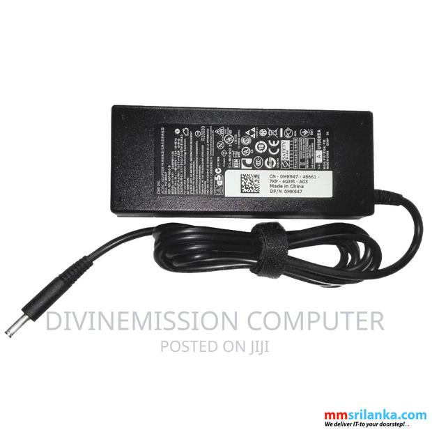 Dell Laptop Charger Small Pin Home Used 19.5v,90w · Photo 2