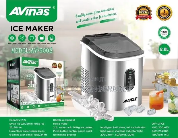 2.2 Liters Avinas Ice Maker · Photo 1