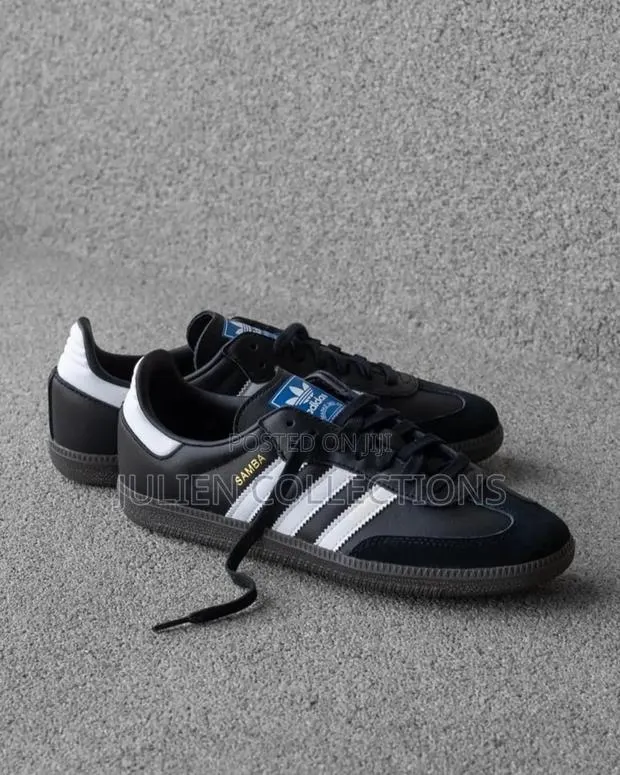 Org Adidas Samba Leather Black · Photo 1