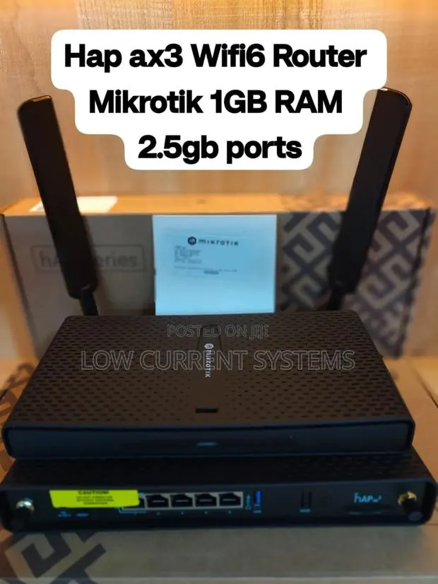 Mikrotik Hap Ax3 Ram 1gb Faster Than L009 Wifi6 Hotspot Business Route · Photo 1
