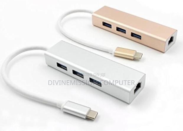 4 in 1 Type C Hub With Ethernet Adapter 3.0 · Photo 1