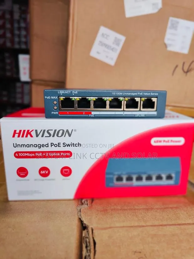 Hikvision Unmanaged PoE Switch · Photo 1