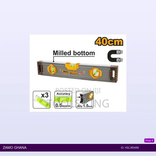 Spirit Level With Powerful - Hsl38040m · Photo 1