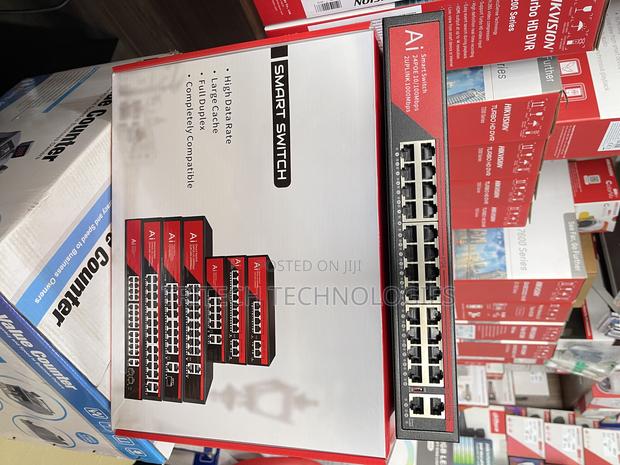 Ai 24port Smart Poe Switch +2uplink Gigabit and +1 SFP · Photo 2
