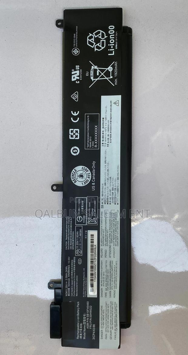 Lenovo 00HW022 00HW037 Laptop Battery Thinkpad T460s T470s · Photo 2