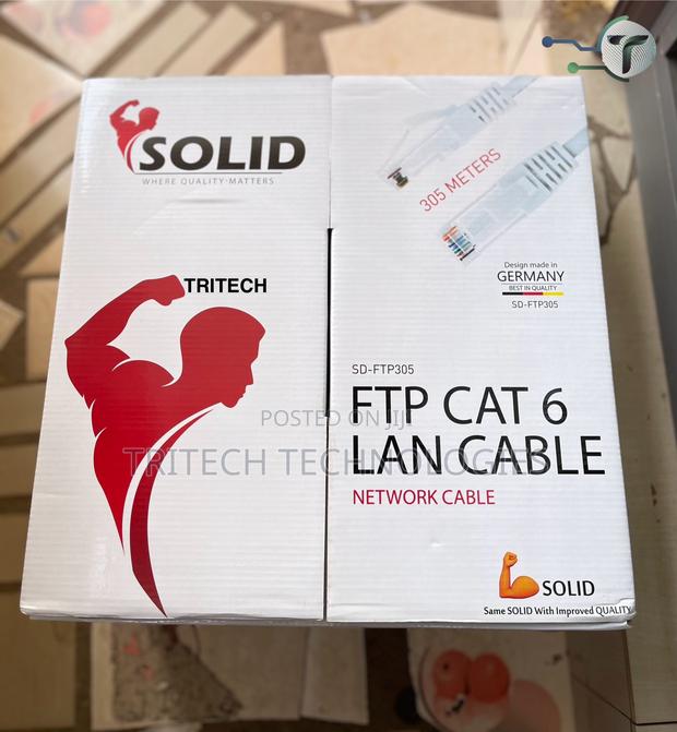 Solid FTP Cable 305m Cat6 · Photo 1