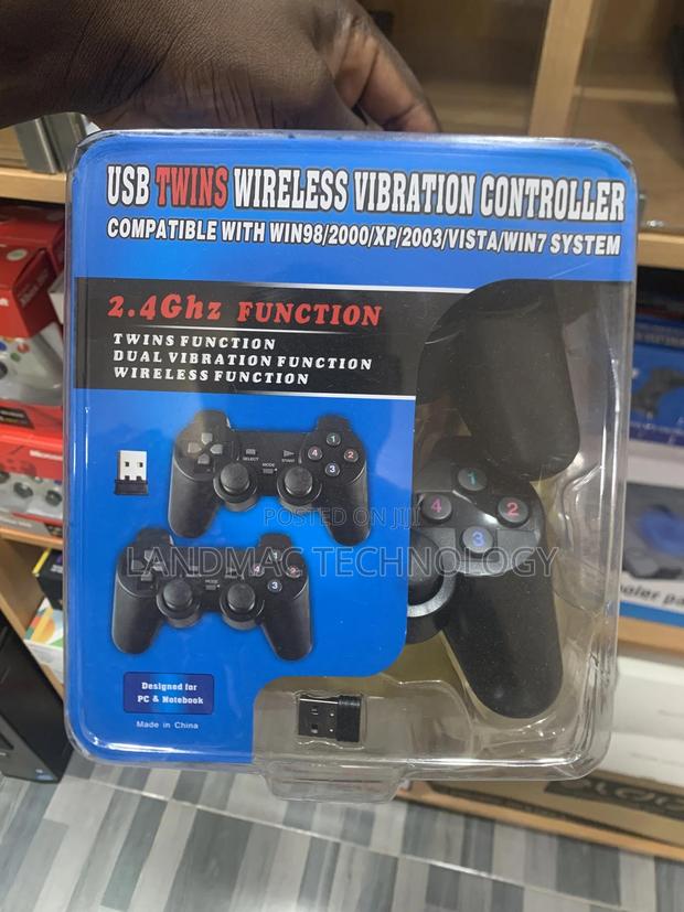 USB Twin Wireless Gamepad for PC - Black · Photo 2