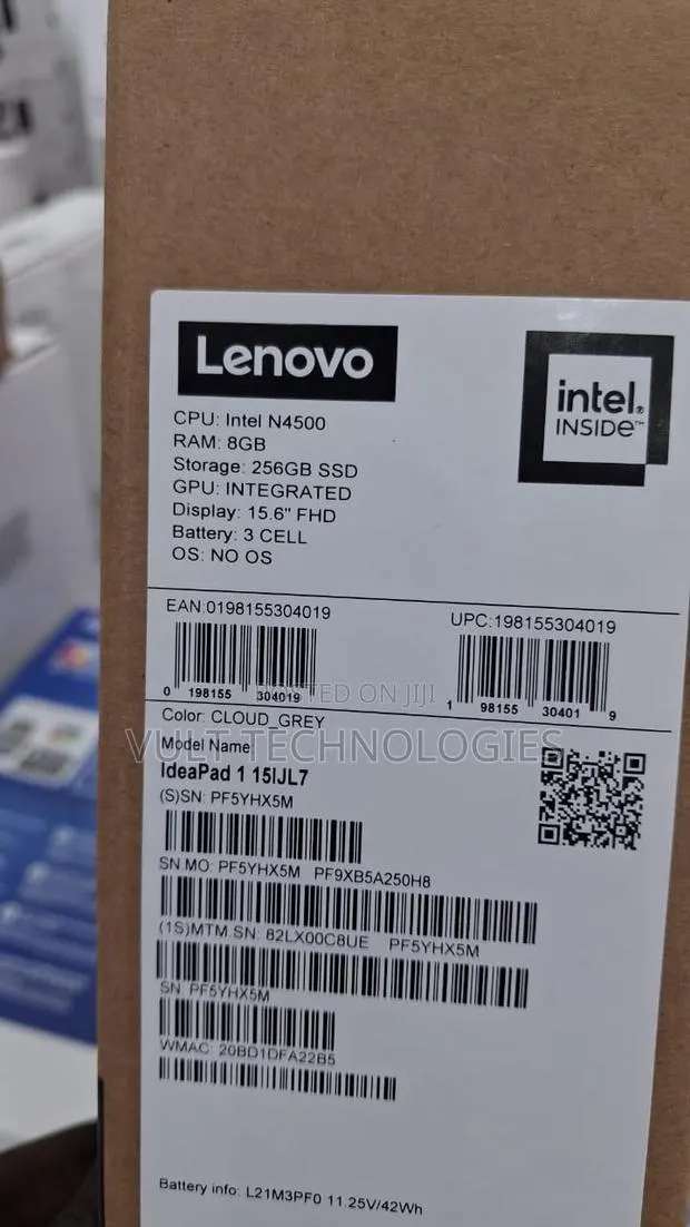 New Laptop Lenovo IdeaPad 1 8GB Intel Celeron SSD 256GB · Photo 1