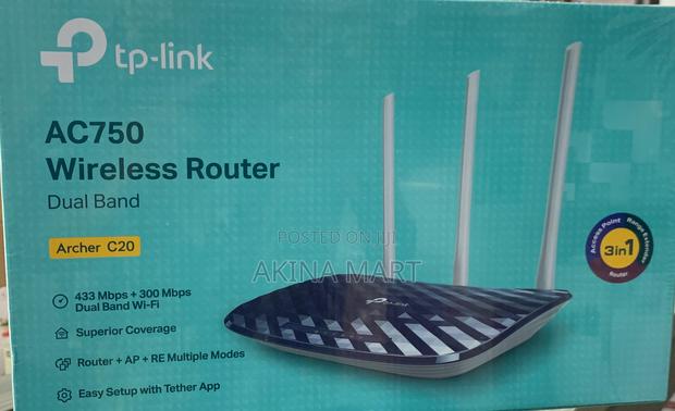 Tp Link Ac750 Archer C20 Wireless Router · Photo 1