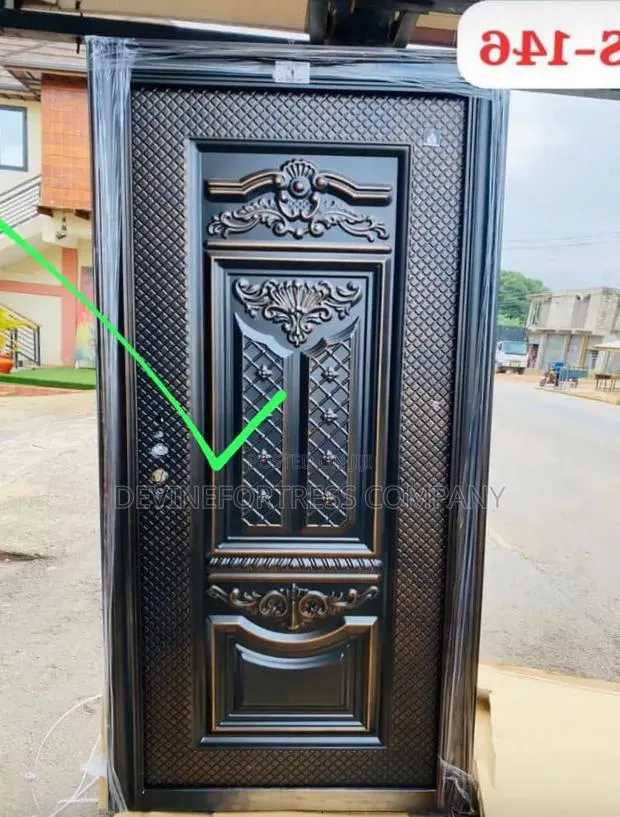 Executive and Affordable Sed Anti Rust Single Door Brown//Black Color · Photo 1