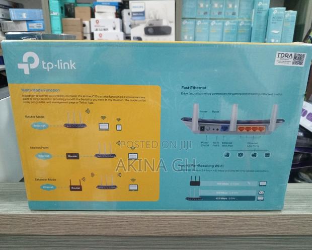 Tp-Link Ac750 Wireless Dual Band Router Archer C20 · Photo 2