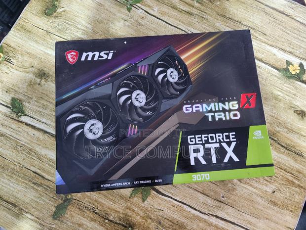 Msi RTX 3070 8gb Gaming Trio Graphic Card · Photo 1