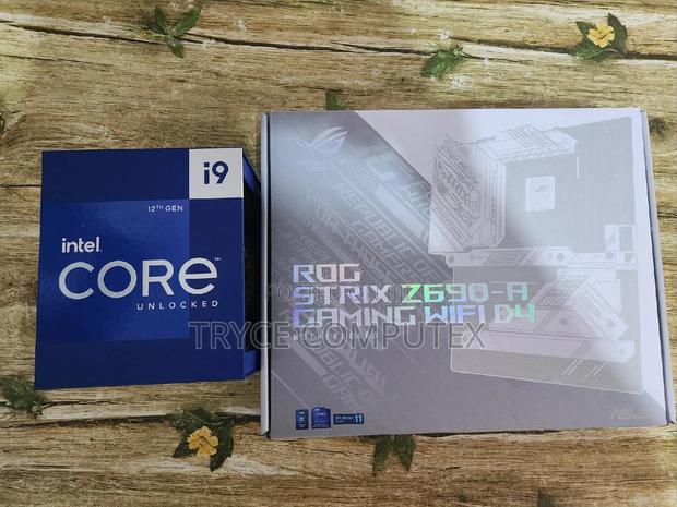 Intel Core I9 + Asus Strix Z690 Motherboard · Photo 1