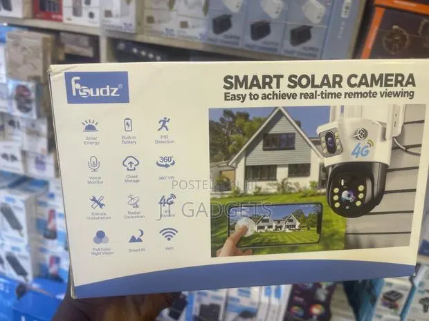 Fsudz V380Pro Smart Solar Camera — 4G, Solar Powered, Night Vision · Photo 4