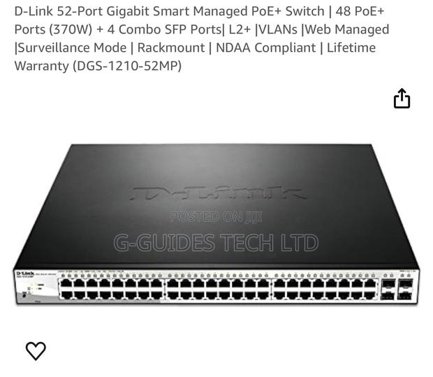 D-Link 48-Port Poe Gigabit Smart Managed Switch DGS-1210-52mp · Photo 3