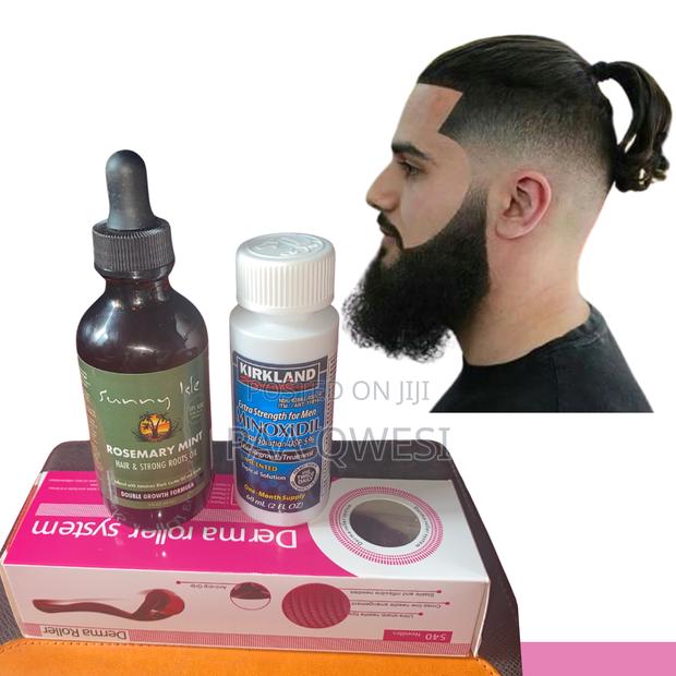 Derma Roller, Minoxidil, and Rosemary Hair Growth · Photo 1