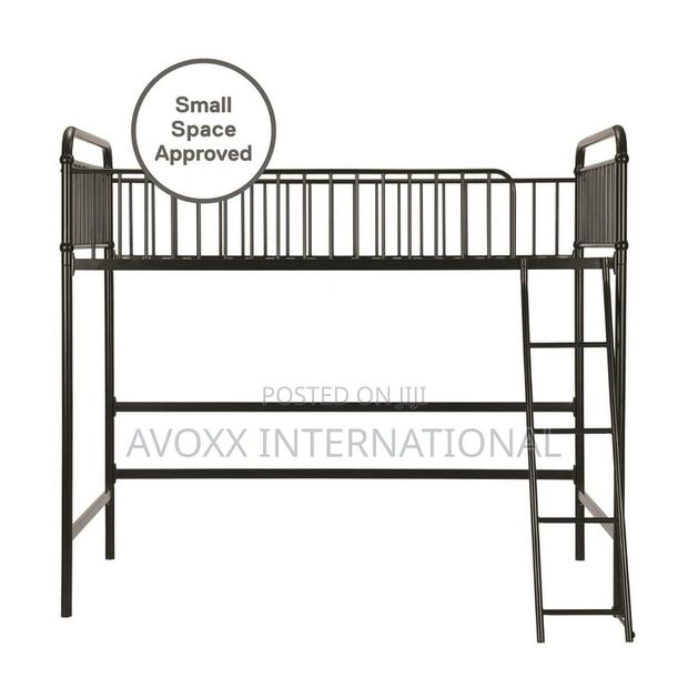 BH G Kelsey Twin Metal Loft Bed, Black · Photo 2