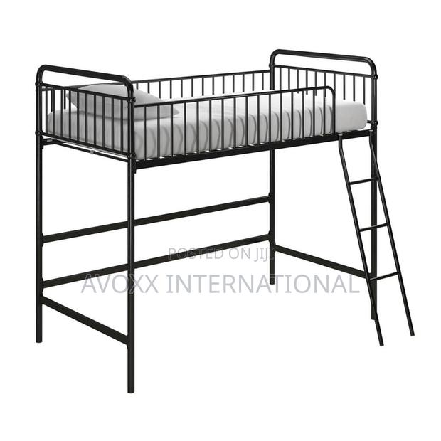 BH G Kelsey Twin Metal Loft Bed, Black · Photo 4