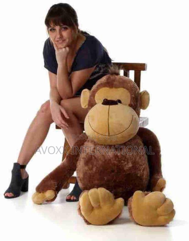 Invoker Hug N Feel Soft Polyester Gel Fiber Monkey - 3 Feet · Photo 1