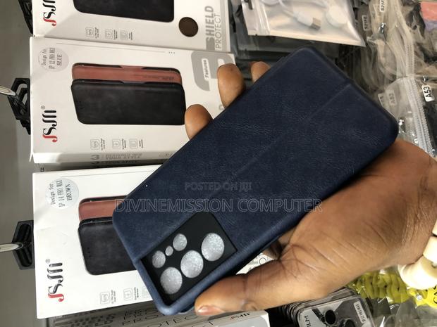 Samsung S21 Ultra Leather Book Case · Photo 1
