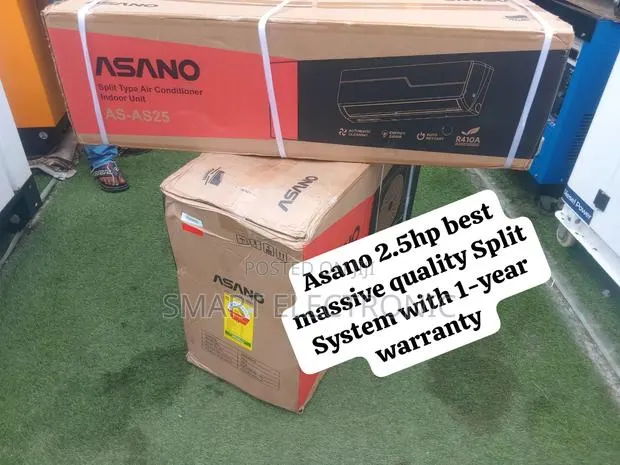 Brand New Asano 2.5HP Split AC – Super Cooling Performance · Photo 1