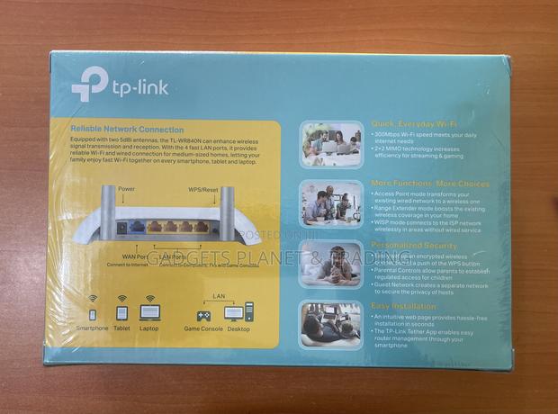 Tp-Link TL-WR840N Wireless N Router - 300mbps · Photo 3