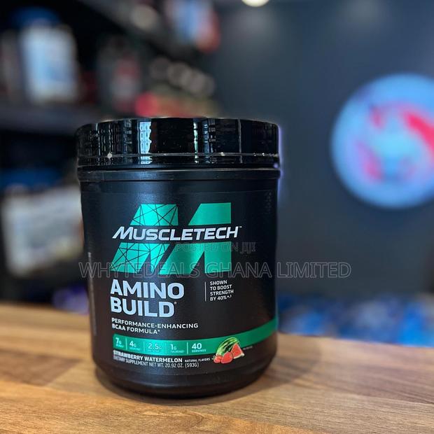 Amino Build - Bcaas, Amino Acids Electrolytes-Bodybuilder · Photo 1