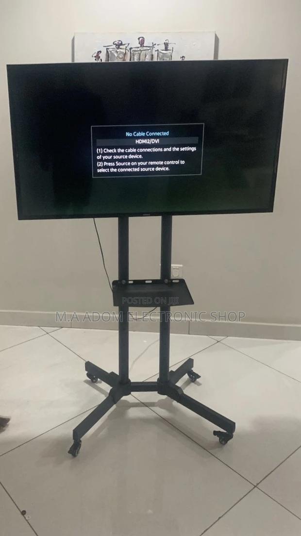 Latest Moveable Tv Trolly for 32 Inch - 70 Inch Tv(Black). · Photo 1