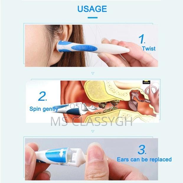 Ear Wax Cleaning Kit Spiral Silicon Ear Care Pick Earwax Rem · Photo 2